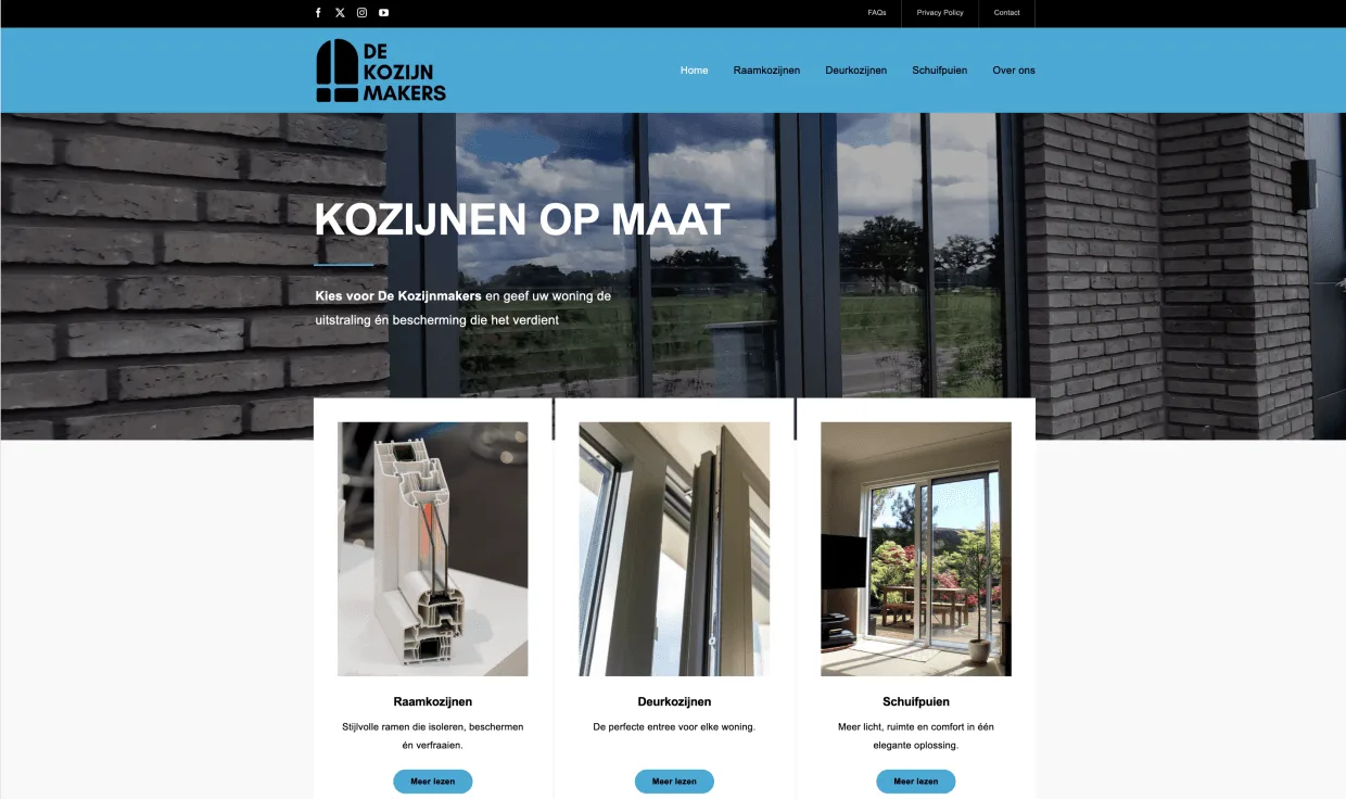 Website De Kozijnmakers
